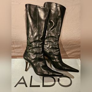 Aldo Womens Leather Boots